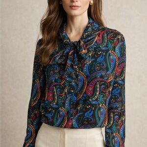 Vintage Wool French Blouse